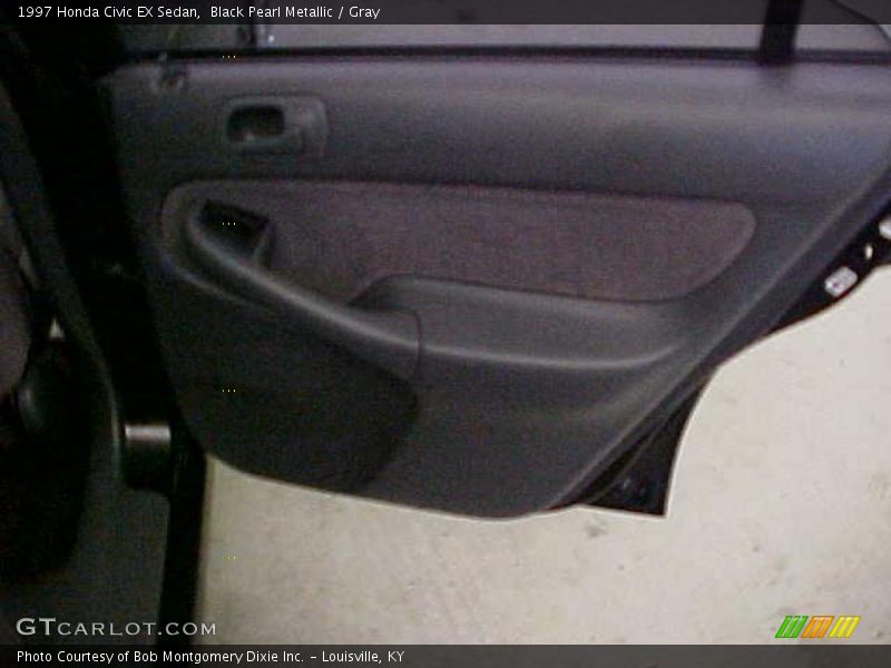 Black Pearl Metallic / Gray 1997 Honda Civic EX Sedan