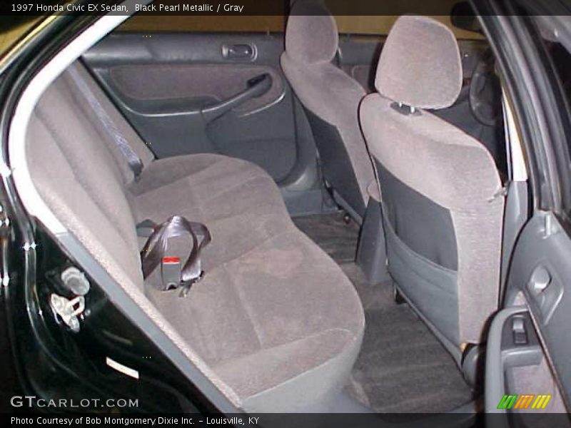 Black Pearl Metallic / Gray 1997 Honda Civic EX Sedan