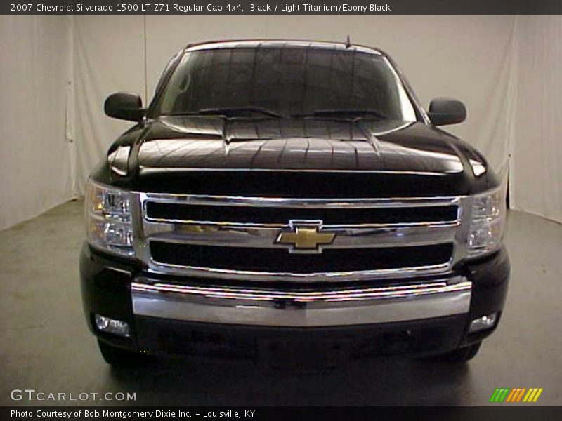 Black / Light Titanium/Ebony Black 2007 Chevrolet Silverado 1500 LT Z71 Regular Cab 4x4