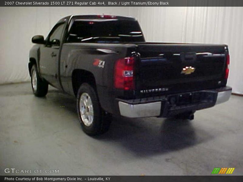 Black / Light Titanium/Ebony Black 2007 Chevrolet Silverado 1500 LT Z71 Regular Cab 4x4