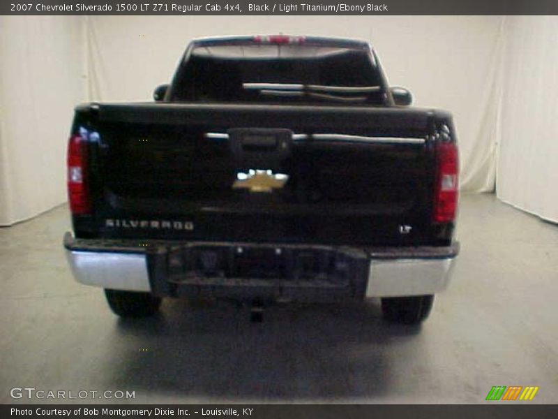 Black / Light Titanium/Ebony Black 2007 Chevrolet Silverado 1500 LT Z71 Regular Cab 4x4