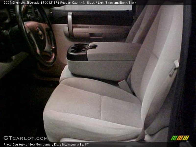 Black / Light Titanium/Ebony Black 2007 Chevrolet Silverado 1500 LT Z71 Regular Cab 4x4