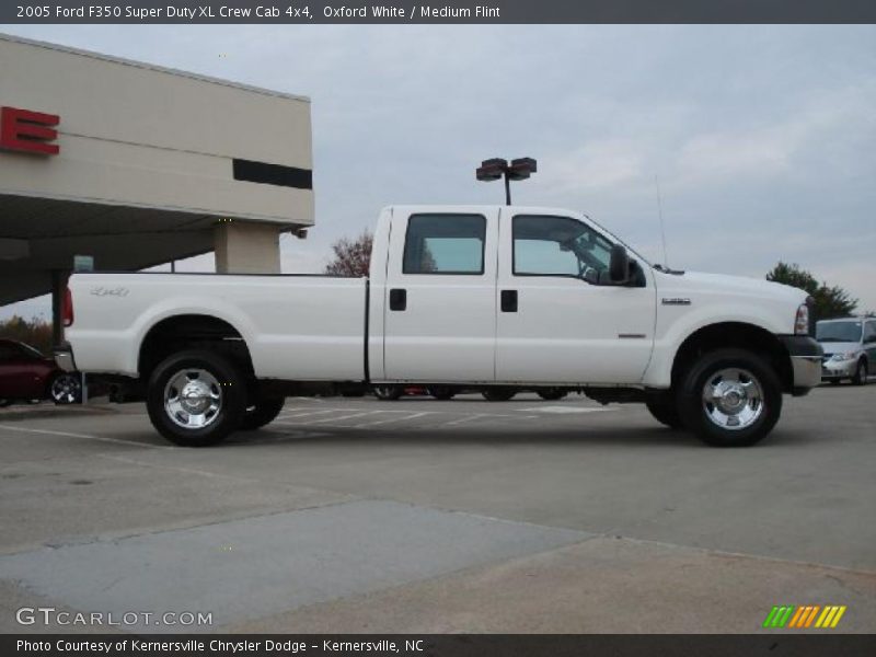 Oxford White / Medium Flint 2005 Ford F350 Super Duty XL Crew Cab 4x4