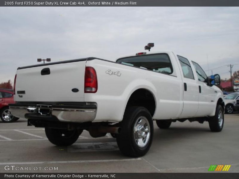 Oxford White / Medium Flint 2005 Ford F350 Super Duty XL Crew Cab 4x4