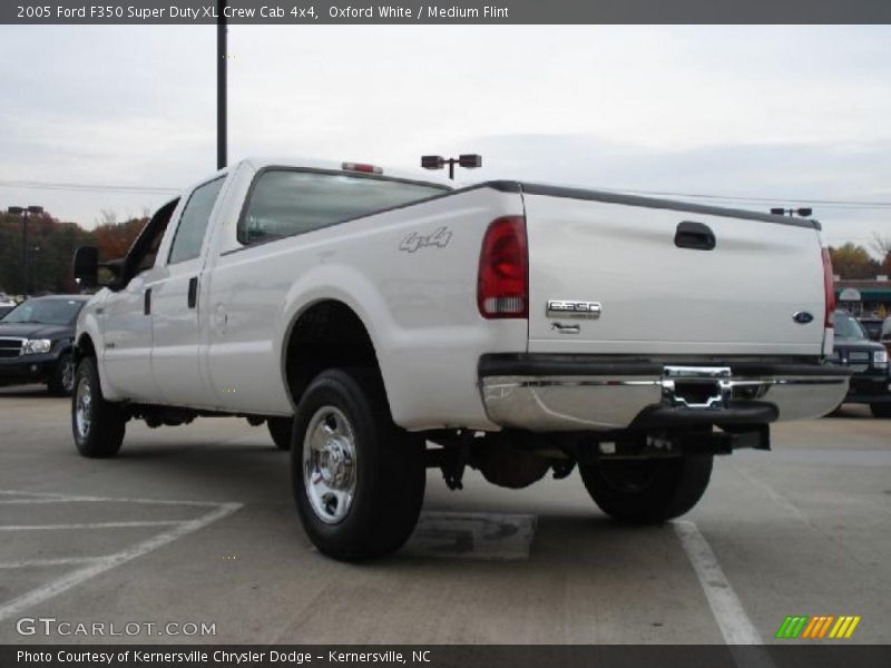 Oxford White / Medium Flint 2005 Ford F350 Super Duty XL Crew Cab 4x4