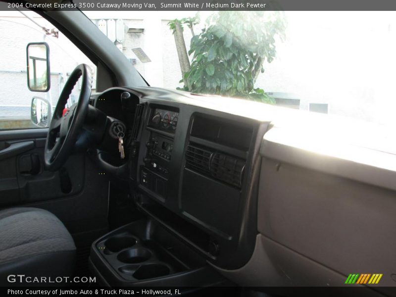 Summit White / Medium Dark Pewter 2004 Chevrolet Express 3500 Cutaway Moving Van