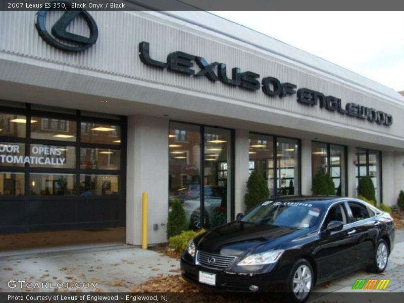 Black Onyx / Black 2007 Lexus ES 350