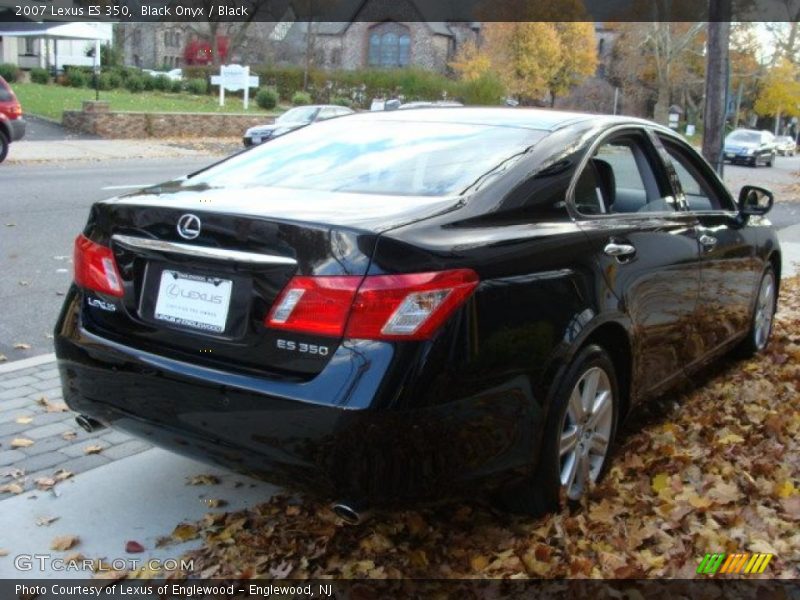 Black Onyx / Black 2007 Lexus ES 350