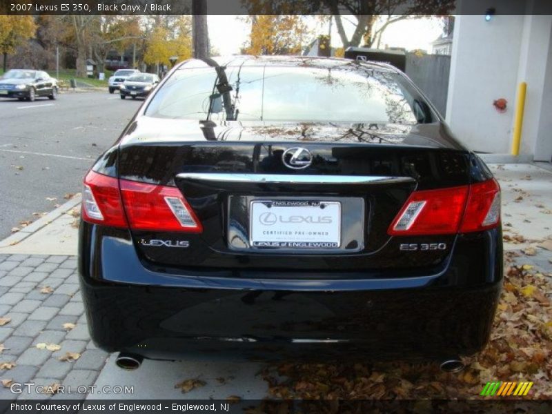 Black Onyx / Black 2007 Lexus ES 350