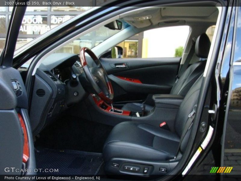 Black Onyx / Black 2007 Lexus ES 350
