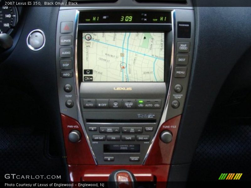 Black Onyx / Black 2007 Lexus ES 350