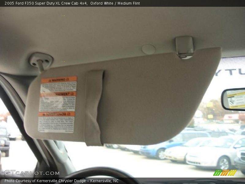Oxford White / Medium Flint 2005 Ford F350 Super Duty XL Crew Cab 4x4