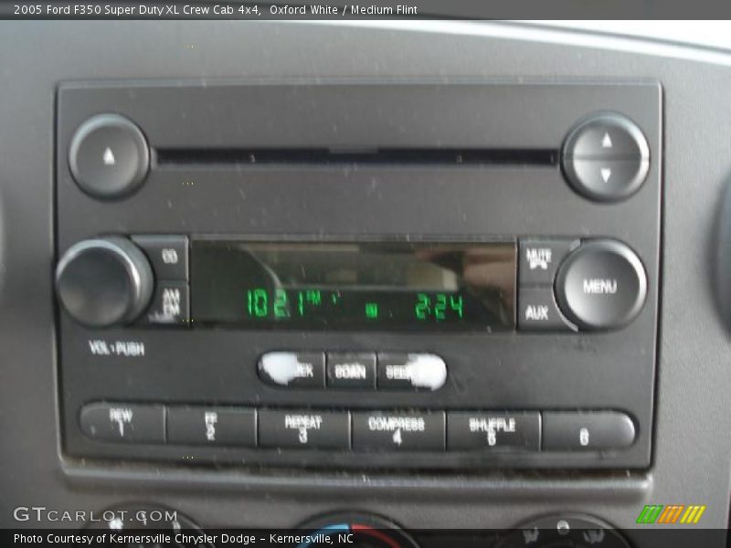 Oxford White / Medium Flint 2005 Ford F350 Super Duty XL Crew Cab 4x4