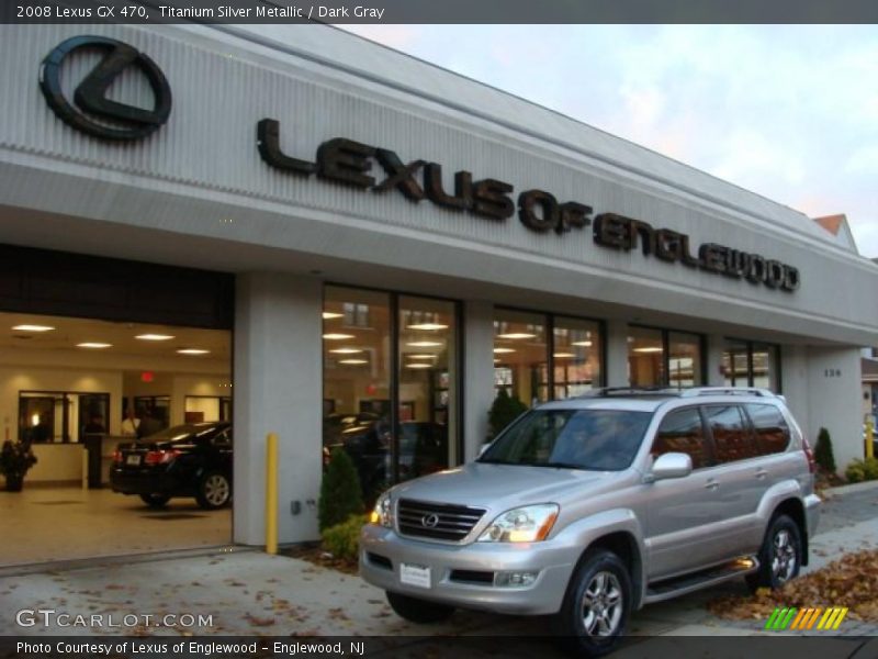 Titanium Silver Metallic / Dark Gray 2008 Lexus GX 470