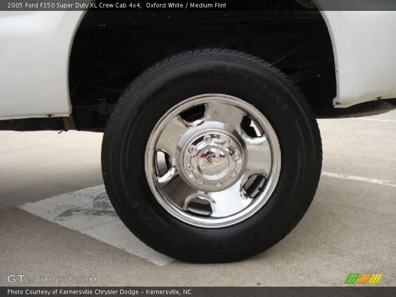 Oxford White / Medium Flint 2005 Ford F350 Super Duty XL Crew Cab 4x4