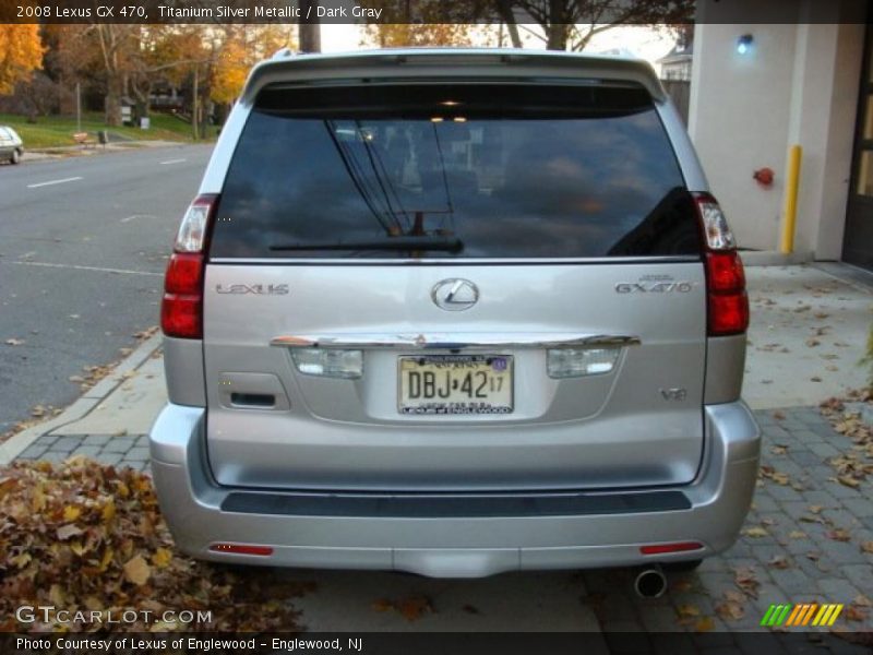 Titanium Silver Metallic / Dark Gray 2008 Lexus GX 470