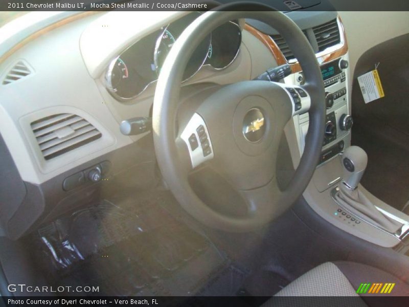 Mocha Steel Metallic / Cocoa/Cashmere 2011 Chevrolet Malibu LT