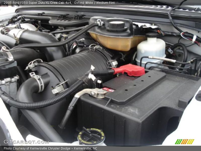Oxford White / Medium Flint 2005 Ford F350 Super Duty XL Crew Cab 4x4