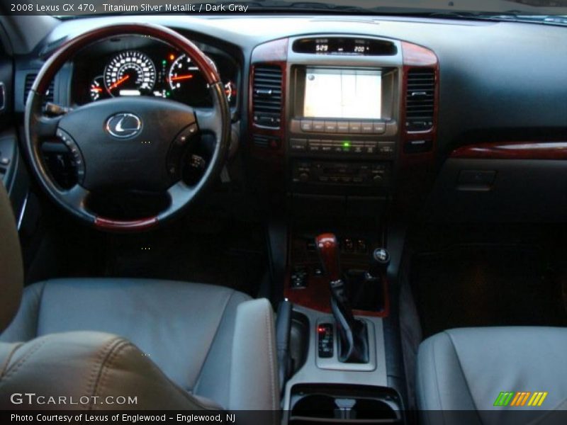 Titanium Silver Metallic / Dark Gray 2008 Lexus GX 470