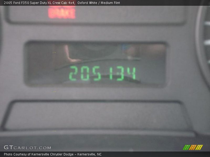 Oxford White / Medium Flint 2005 Ford F350 Super Duty XL Crew Cab 4x4