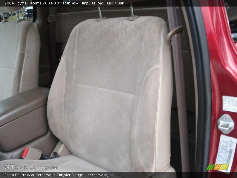 Impulse Red Pearl / Oak 2004 Toyota Tacoma V6 TRD Xtracab 4x4