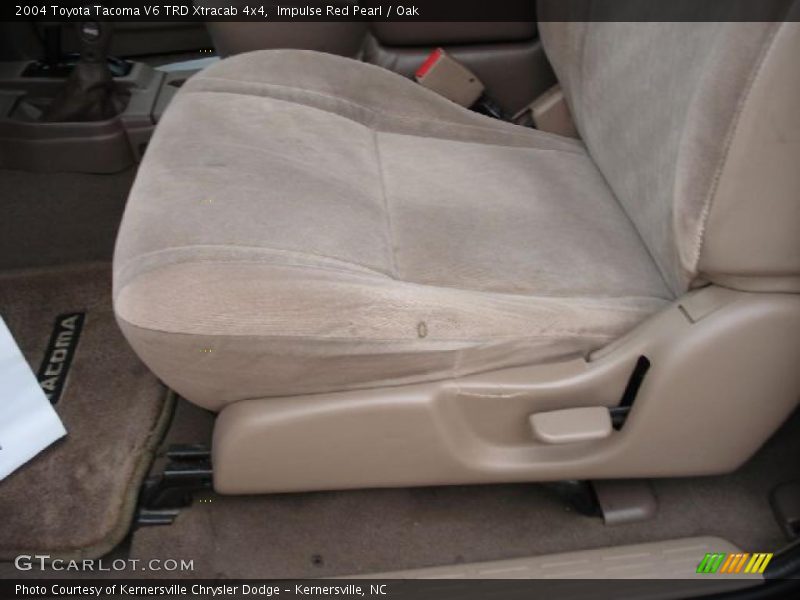 Impulse Red Pearl / Oak 2004 Toyota Tacoma V6 TRD Xtracab 4x4