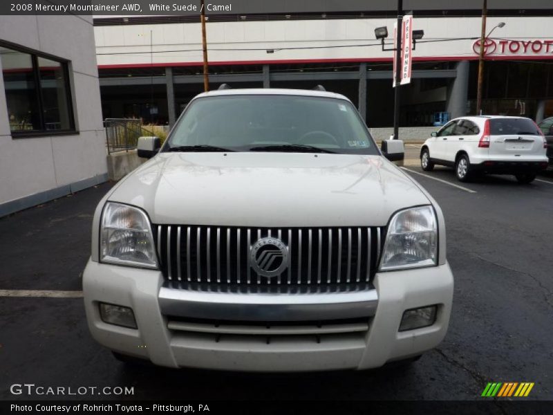 White Suede / Camel 2008 Mercury Mountaineer AWD