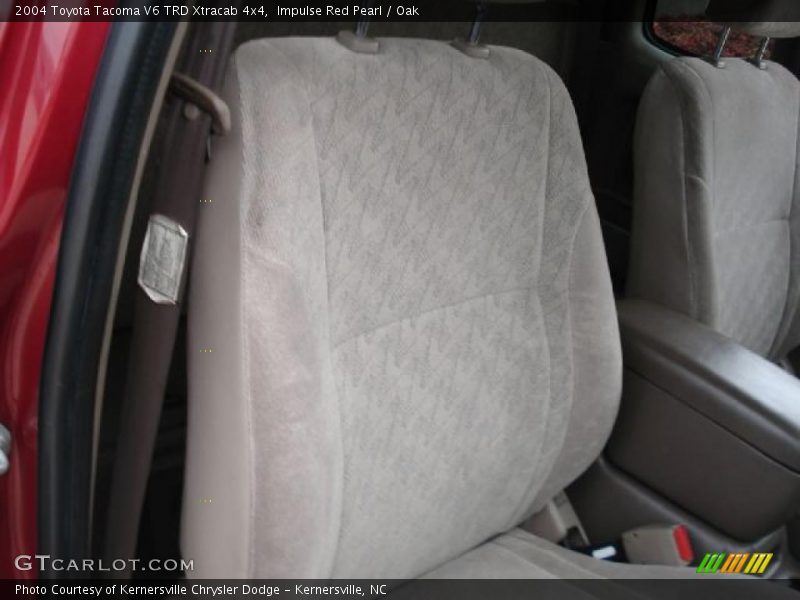 Impulse Red Pearl / Oak 2004 Toyota Tacoma V6 TRD Xtracab 4x4