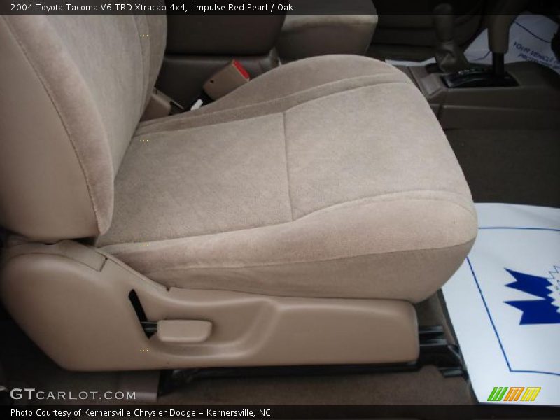 Impulse Red Pearl / Oak 2004 Toyota Tacoma V6 TRD Xtracab 4x4