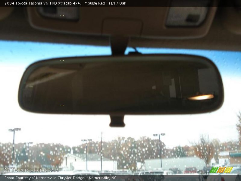 Impulse Red Pearl / Oak 2004 Toyota Tacoma V6 TRD Xtracab 4x4