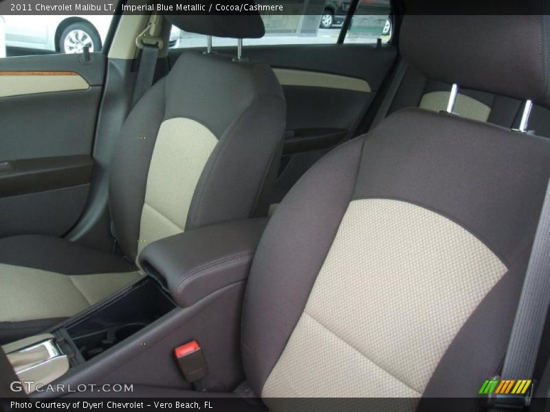 Imperial Blue Metallic / Cocoa/Cashmere 2011 Chevrolet Malibu LT