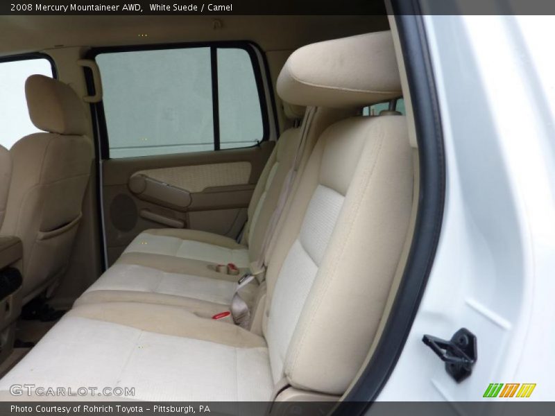 White Suede / Camel 2008 Mercury Mountaineer AWD