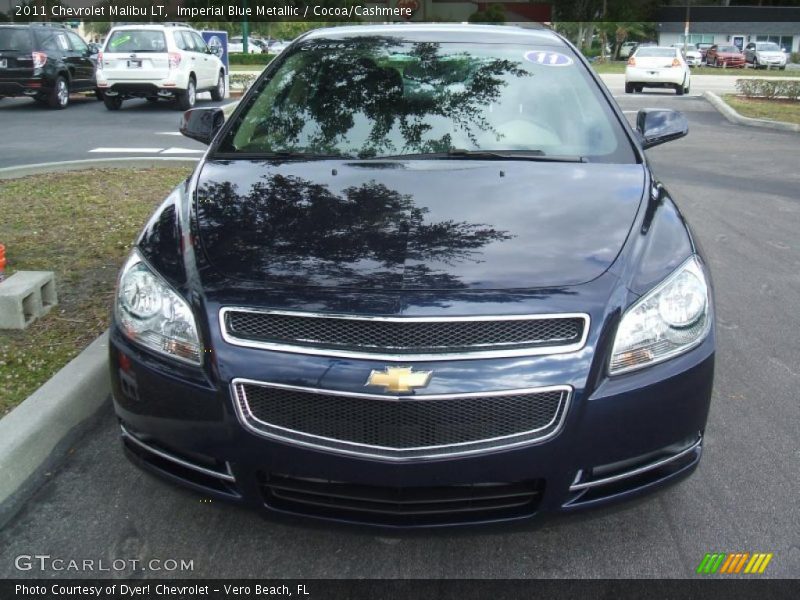 Imperial Blue Metallic / Cocoa/Cashmere 2011 Chevrolet Malibu LT