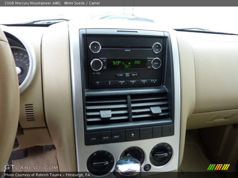 White Suede / Camel 2008 Mercury Mountaineer AWD