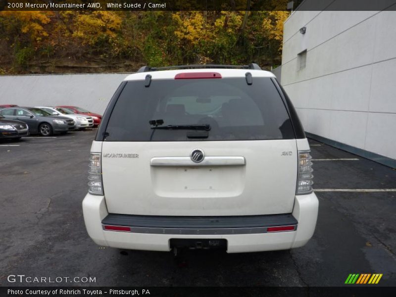 White Suede / Camel 2008 Mercury Mountaineer AWD