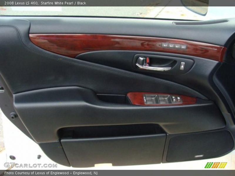 Starfire White Pearl / Black 2008 Lexus LS 460