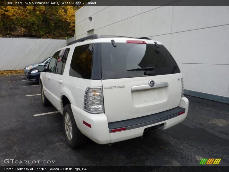 White Suede / Camel 2008 Mercury Mountaineer AWD