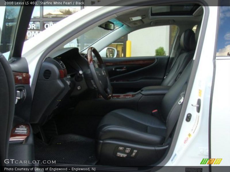 Starfire White Pearl / Black 2008 Lexus LS 460
