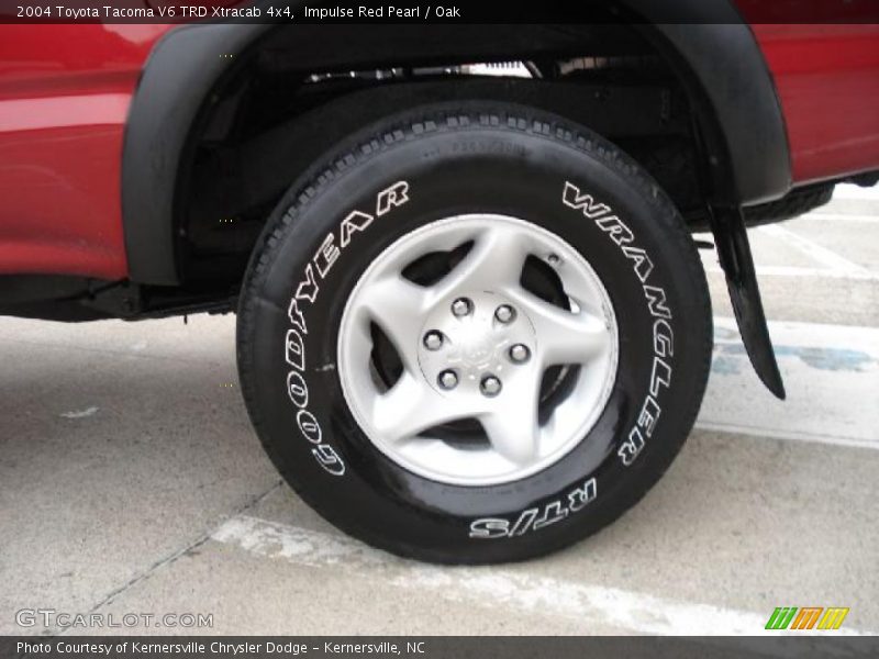 Impulse Red Pearl / Oak 2004 Toyota Tacoma V6 TRD Xtracab 4x4