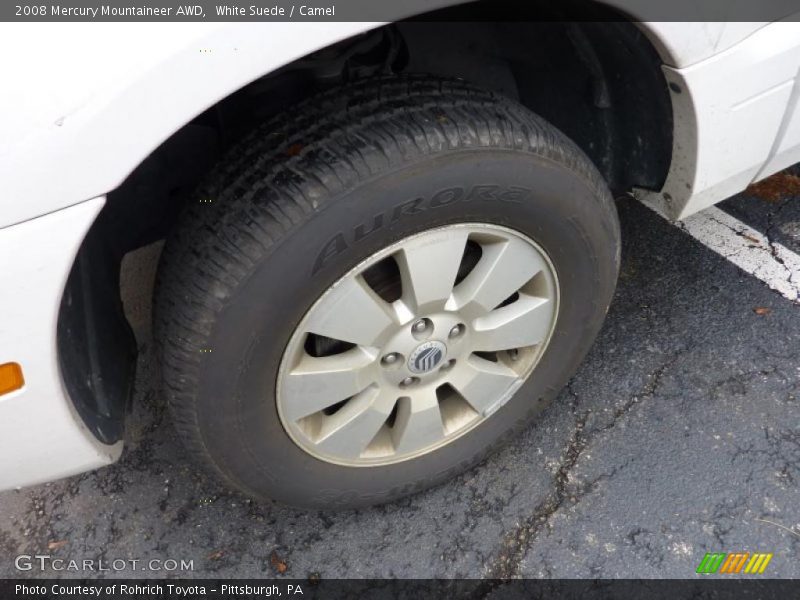 White Suede / Camel 2008 Mercury Mountaineer AWD