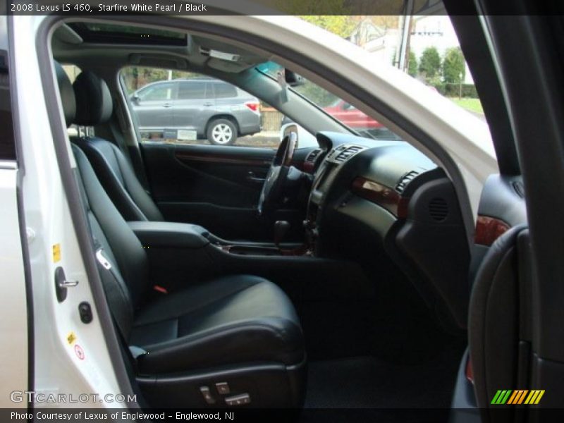 Starfire White Pearl / Black 2008 Lexus LS 460