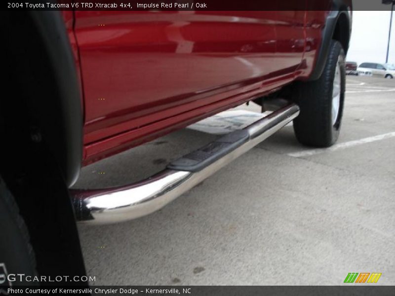 Impulse Red Pearl / Oak 2004 Toyota Tacoma V6 TRD Xtracab 4x4