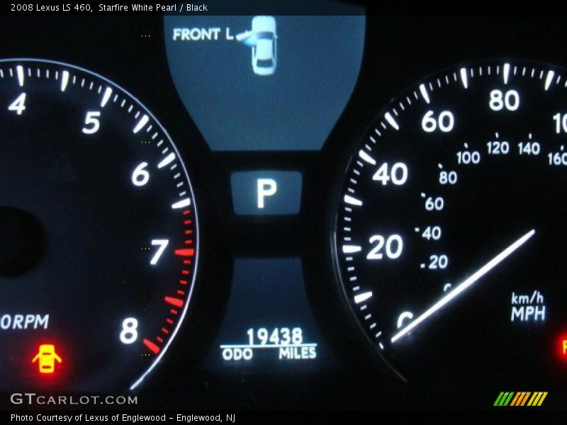 Starfire White Pearl / Black 2008 Lexus LS 460