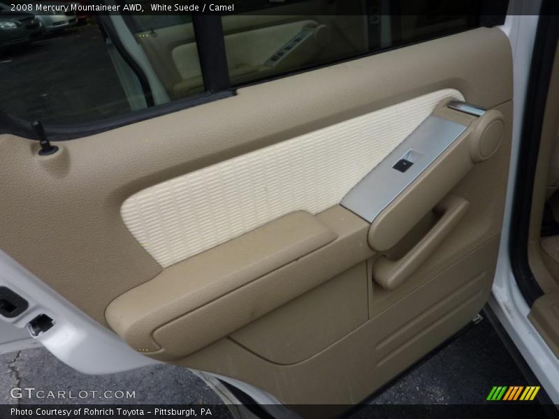 White Suede / Camel 2008 Mercury Mountaineer AWD