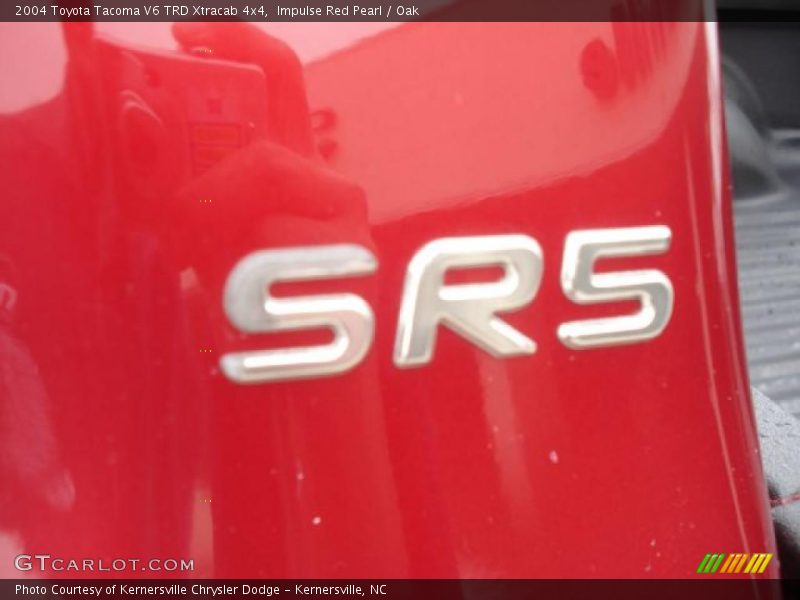 Impulse Red Pearl / Oak 2004 Toyota Tacoma V6 TRD Xtracab 4x4