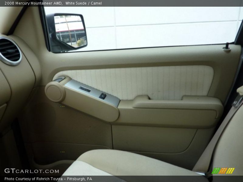White Suede / Camel 2008 Mercury Mountaineer AWD