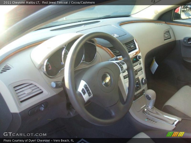 Dashboard of 2011 Malibu LT