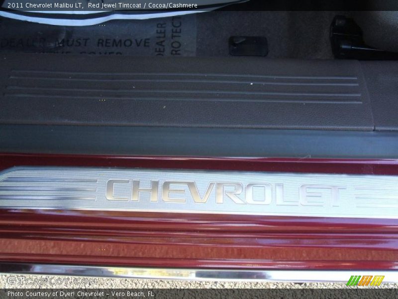 Red Jewel Tintcoat / Cocoa/Cashmere 2011 Chevrolet Malibu LT