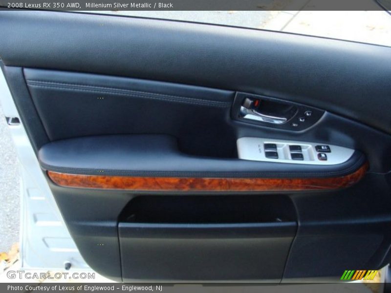 Millenium Silver Metallic / Black 2008 Lexus RX 350 AWD