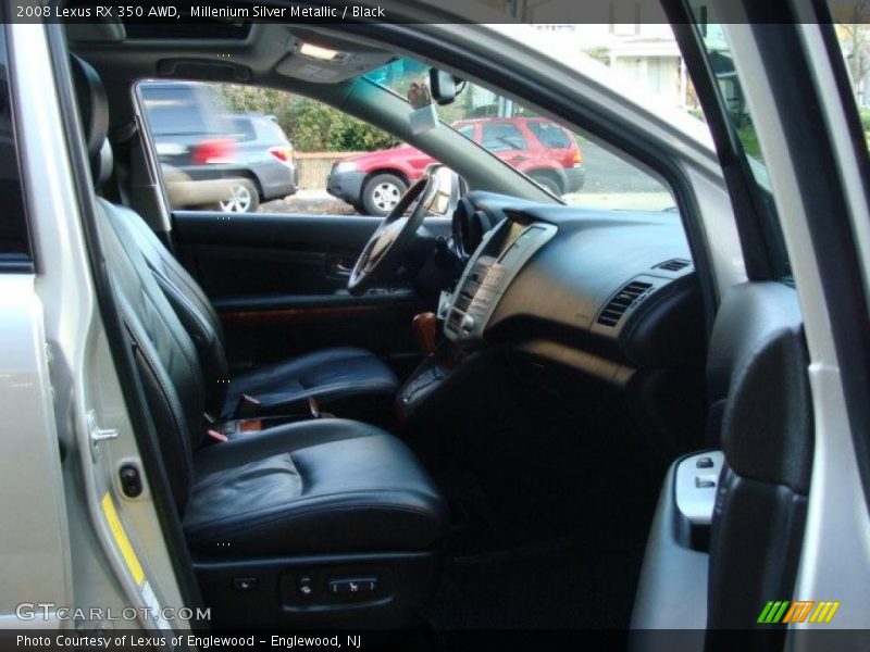 Millenium Silver Metallic / Black 2008 Lexus RX 350 AWD